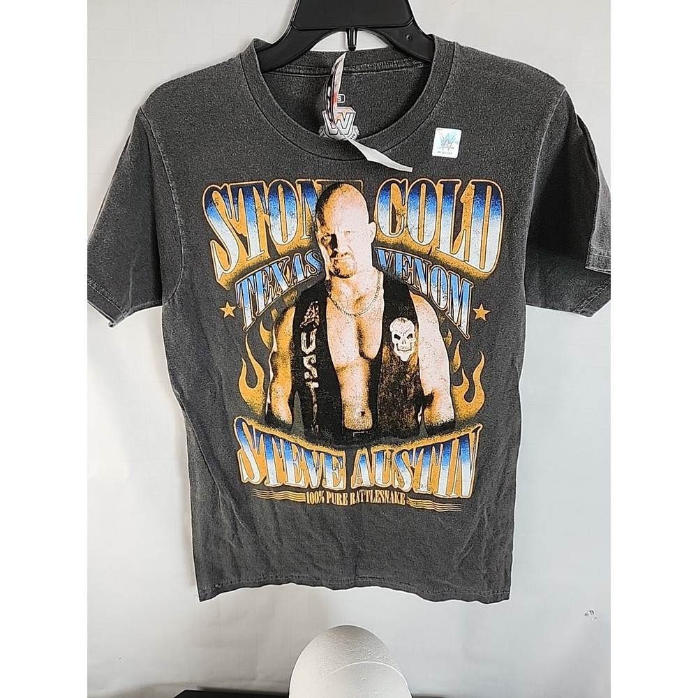NWT Stone Cold Steve Austin Shirt Mens Small WWE Wrestling Ripple Junction Tee